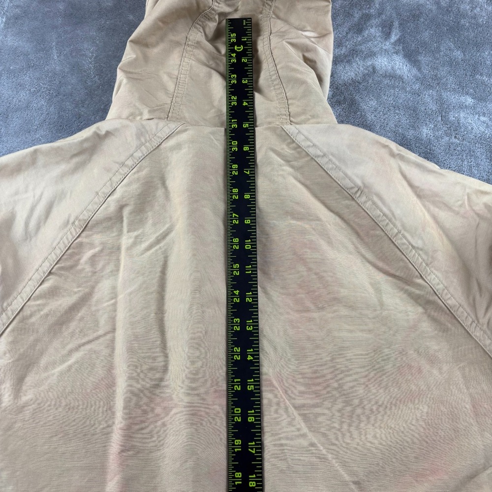 Vintage 90's Woolrich Parka Hunting Jacket‎ Men Medium Beige  Full Zip Hooded - Picture 8 of 9
